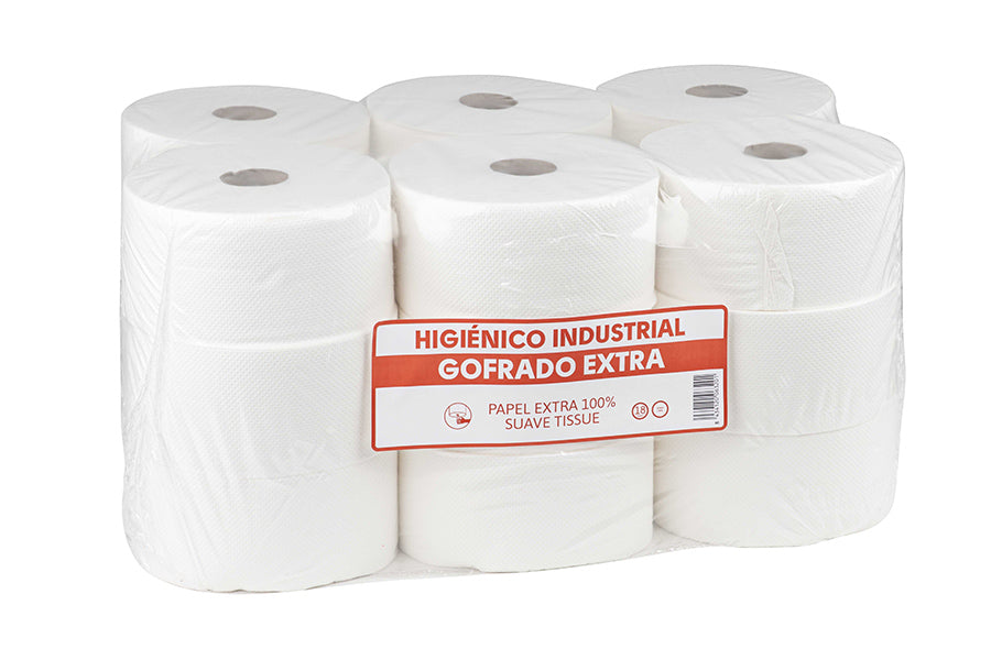 Higienico Industriel Extra Gofrado 350gr. 18 unités.