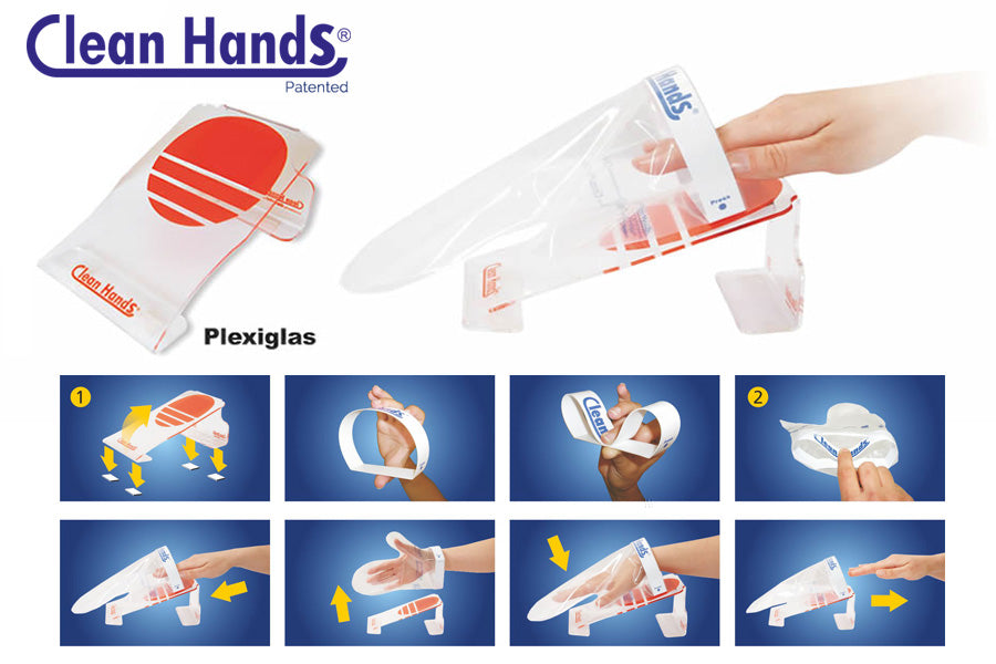 Base Sobremesa Plexiglas Clean Hands Kit
