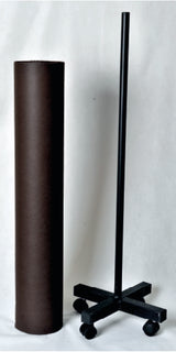 Iron dispenser for skirt roll.