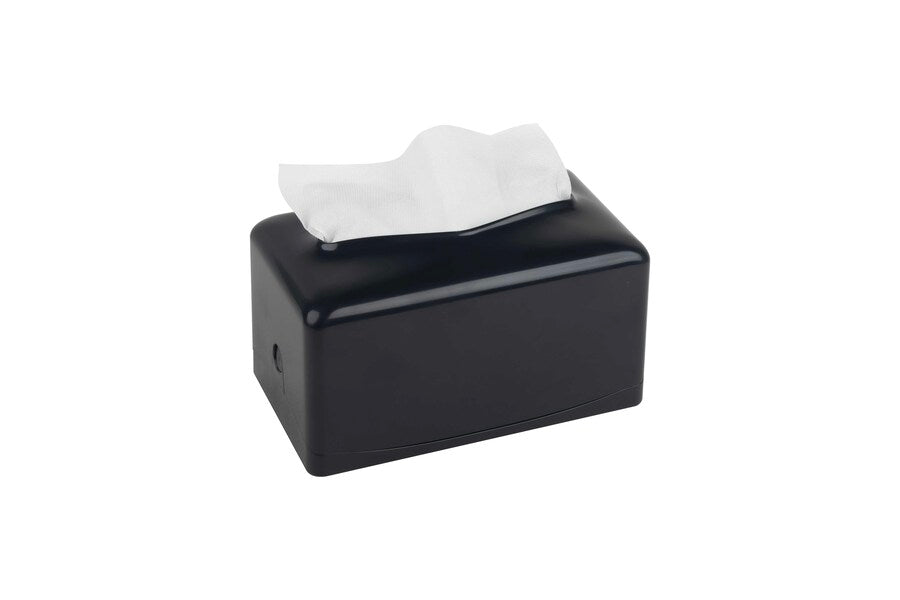 Dispensador Pañuelos 170mm Negro, 8uds.