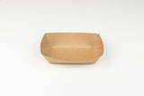 Barquette Kraft anti-graisse 222x140x60mm (2pq x 150u) 