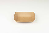 Anti-grease Kraft tray 219x175x55mm (2pq x 150u)