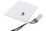 ; Servilletas Reciclado 2 capas 30x30 100uds. 48pq Blanc