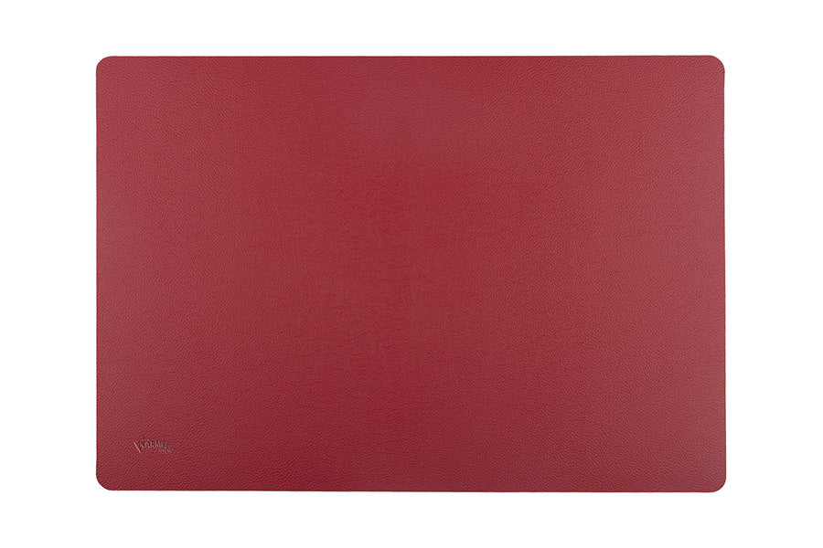 Mantel Polipiel 30x43cm Rojo-Crema (12pq x 12uds)