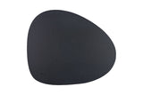 Mantel Polipiel Ovalado 37x43cm Gris-Negro (12pq x 12uds)