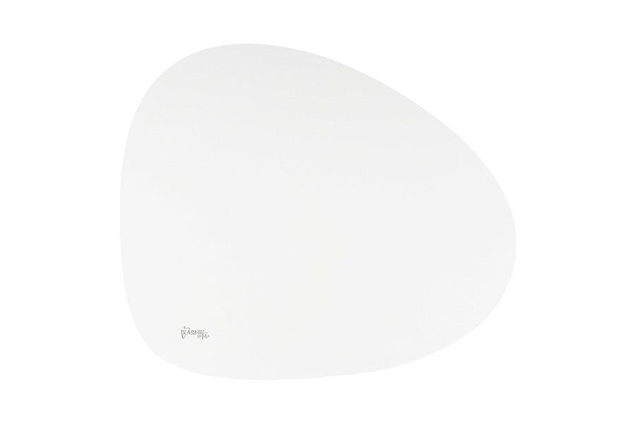 Mantel Polipiel Ovalado 37x43 Marrón-Blanco (12pq x 12uds)