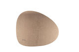 Mantel Polipiel Oval. 37x43 Marrón-Oro (12pq x 12uds)