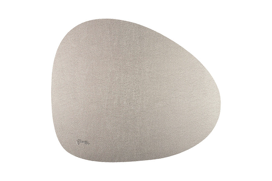Mantel Polipiel Ovalado 37x43cm Plata-Oro (12pq x 12uds)
