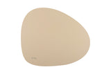 Mantel Polipiel Ovalado 37x43cm Rojo-Crema (12pq x 12uds)