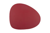 Mantel Polipiel Ovalado 37x43cm Rojo-Crema (12pq x 12uds)