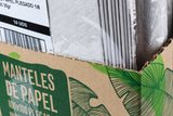 Manteau papel Blanco Pleg. 1/8 100x100 35gr. 150uds. (Embolsado a 10uds y doblado)