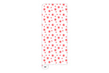 Rollo Mantel Papel 1,2x50m 37gr Blanco Deco. Estrellas (Tinta Roja)