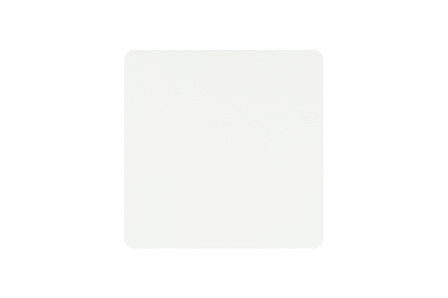 Posavasos Polipiel Cuadrado 10x10cm Marrón-Blanco (10pq x 6uds)