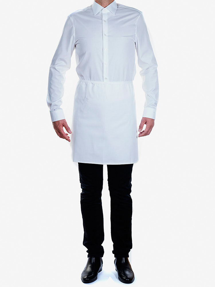Roll Drap Mandil Cocina 75x50cm Blanco