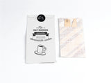 Paper Cutlery Bag 11x24cm White + Phrases 1,000 units