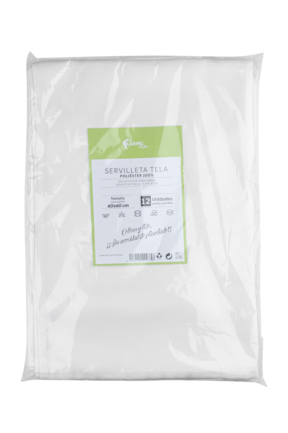 Servilleta Tela Poliester 100% 60x60 cm
