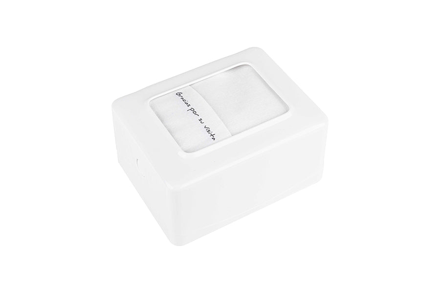 Servilletero Miniservi 17x17 Horizontal Blanco,