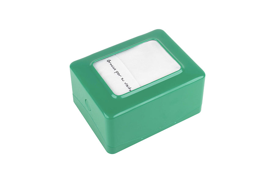 Servilletero Miniservi 17x17 Horizontal Verde,