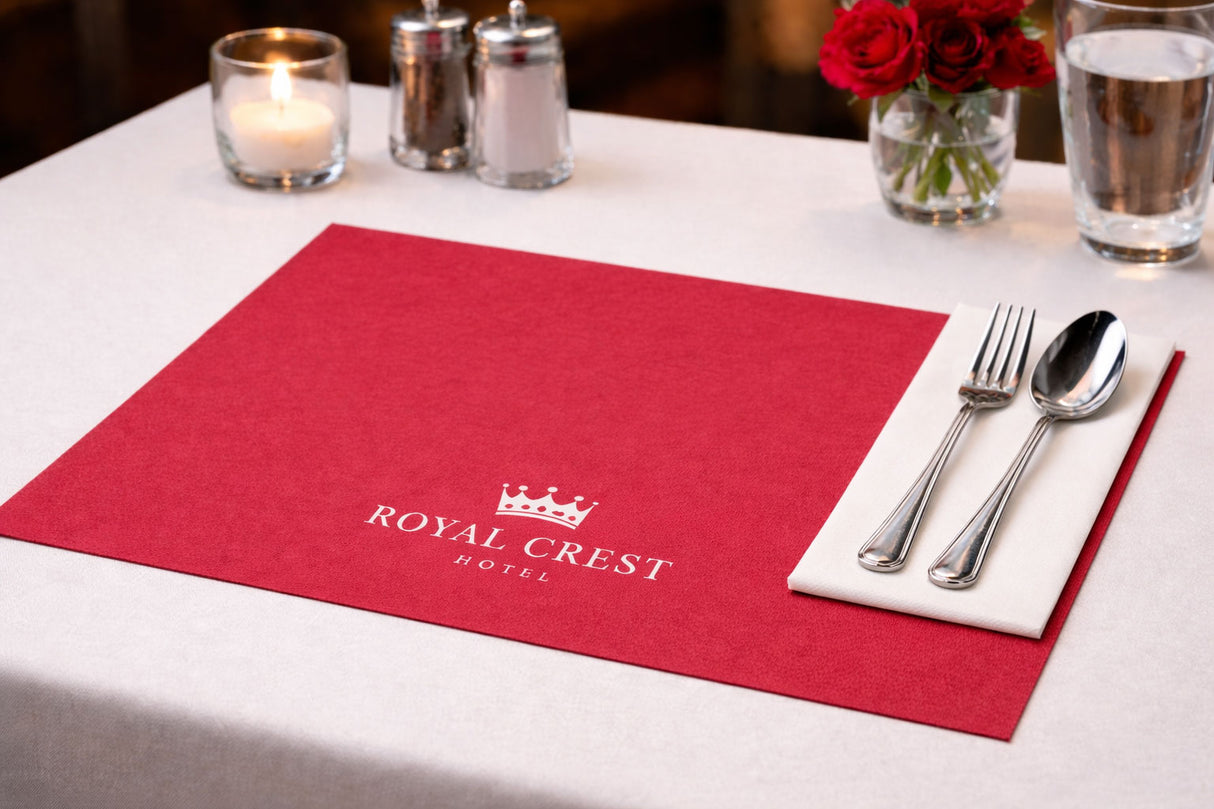 Air Soft Tablecloth 30x40 400 units. Bordeaux