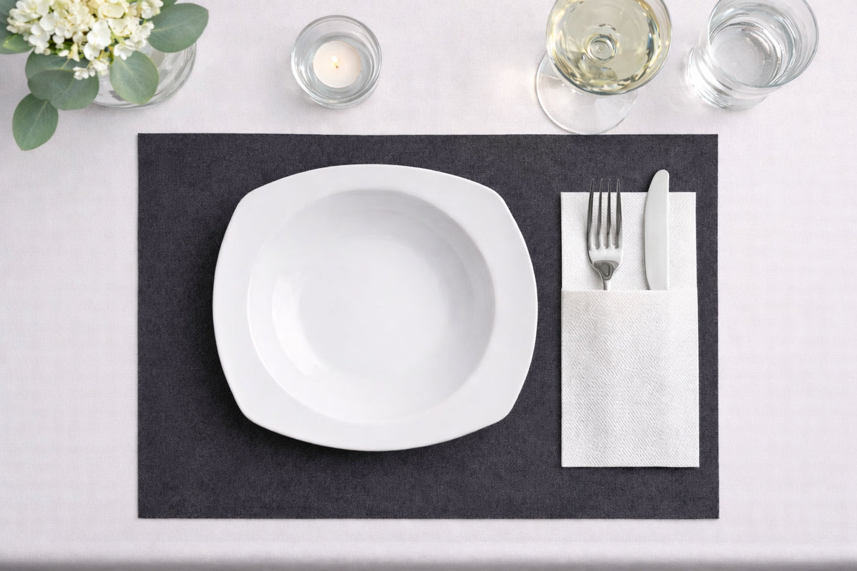 Air Soft Tablecloth 30x40 400 units. Black