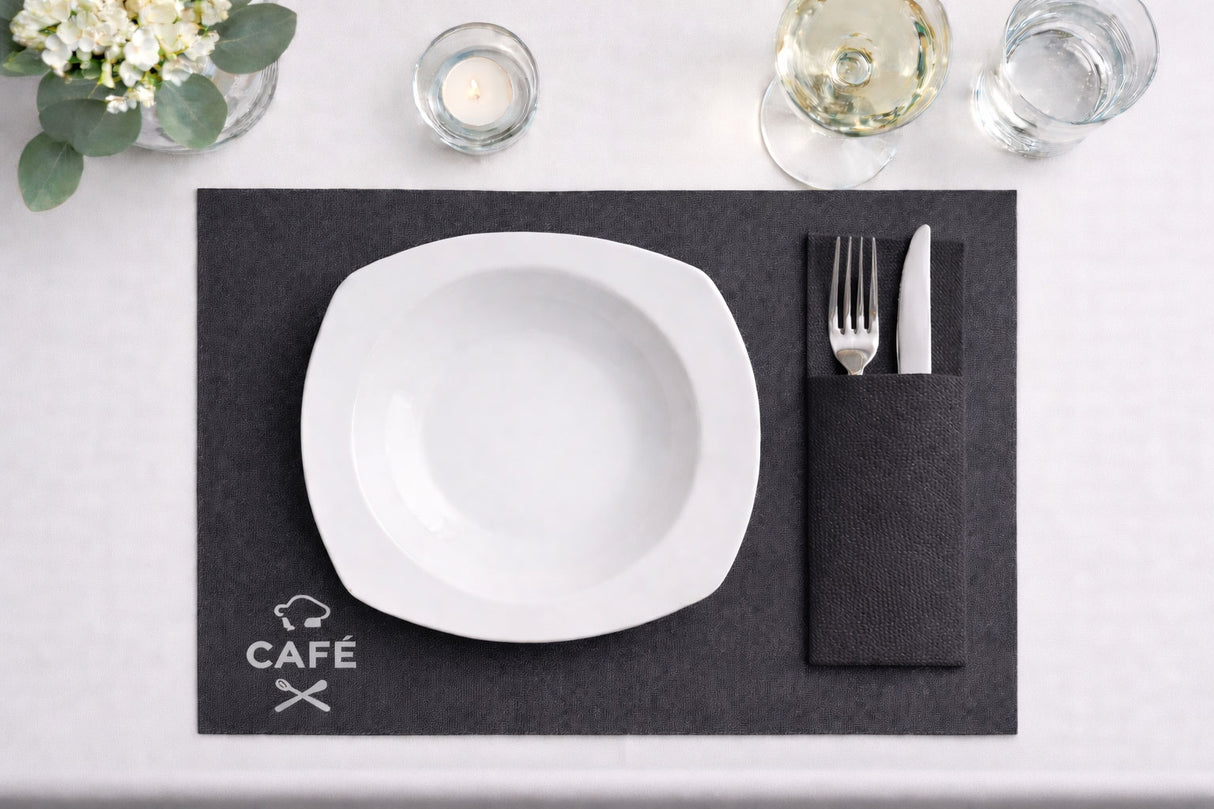 Air Soft Tablecloth 30x40 400 units. Black