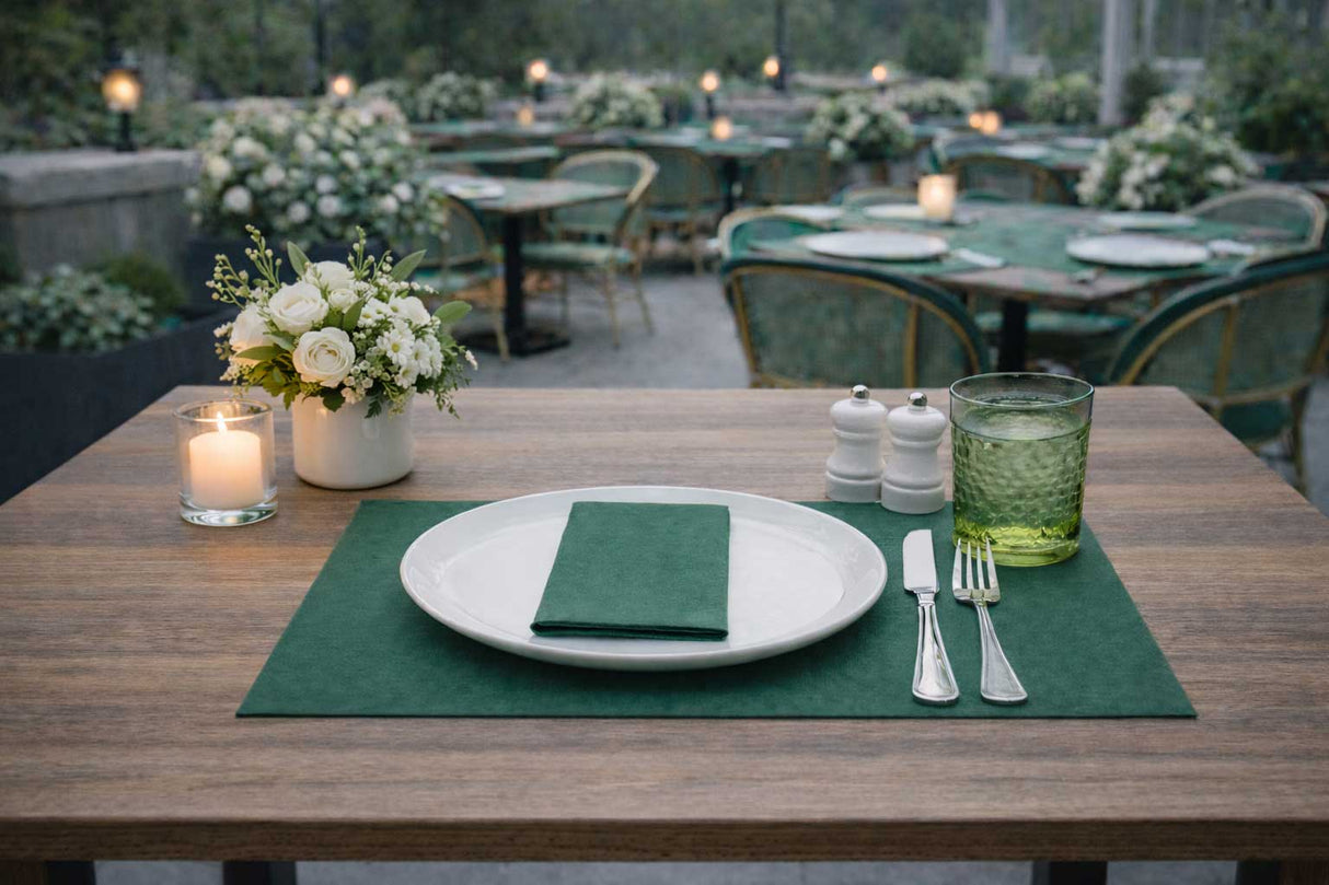 Air Soft Tablecloth 30x40 400 units. Green