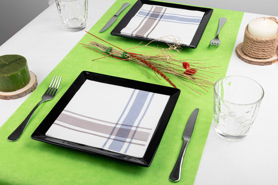Servilleta Air Soft 40x40cm Deco. Kitchen Azul, 600uds