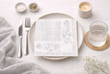 Servilleta Bambulux 40x40cm Deco. Venecia Gris, 480uds