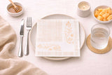 Servilleta Bambulux 40x40cm Deco. Venecia Melocotón, 480uds