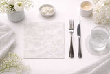 Servilleta Bambulux 40x40cm Deco. Yakarta Gris, 480uds