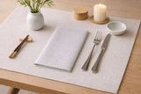 Servilleta Bambulux 48x48cm Pleg. 1/8 L Deco. Capri Gris, 300uds