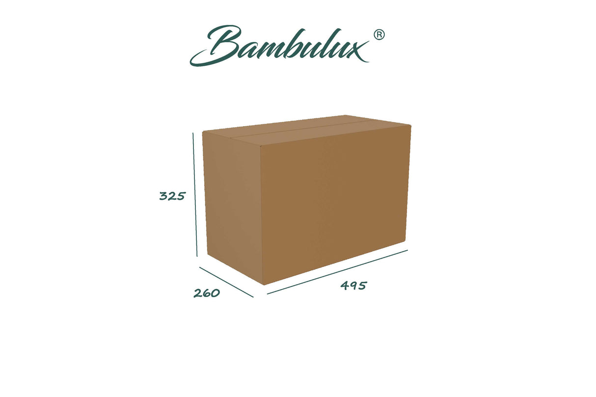 Servilleta Bambulux 48x48cm Pleg. 1/8 Deco. Delfos Burdeos, 300uds