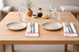 Servilleta Bambulux 48x48cm Pleg. 1/8 Deco. Horizonte Burdeos, 300uds