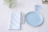 Servilleta Bambulux 48x48cm Pleg. 1/8 Deco. Marea Azul, 300uds