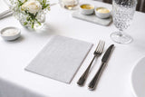 Servilleta Bambutex 30x40cm Pleg. 1/4 Deco. Capri Gris, 600uds