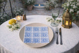 Servilleta Bambutex 40x40cm Deco. Azulejo Azul, 600uds