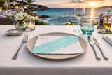 Servilleta Bambutex 40x40cm Deco. Ibiza Agua Marina, 600uds