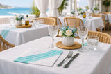 Servilleta Bambutex 48x48cm Deco. Ibiza Agua Marina, 300uds