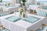 Servilleta Bambutex 48x48cm Deco. Marino Agua Marina, 300uds