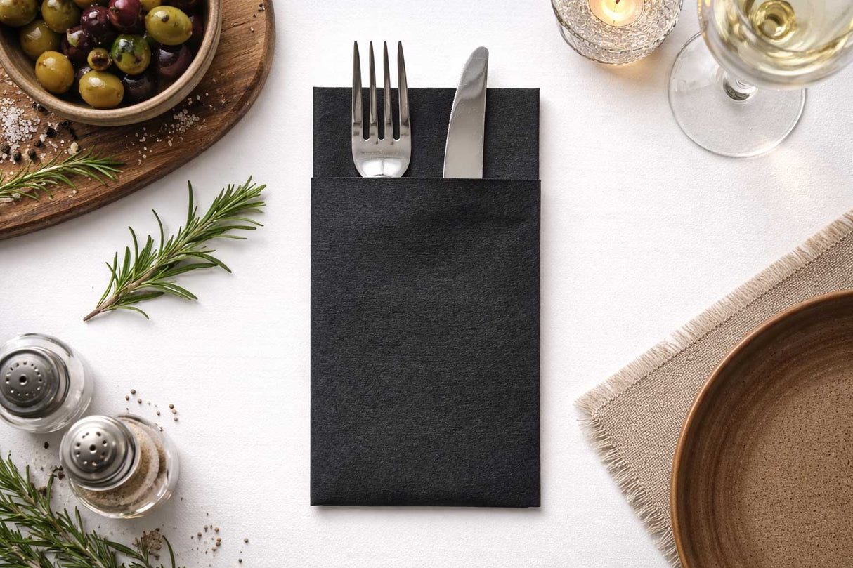Kanguro Bambutex 40x40cm Negro, 400uds