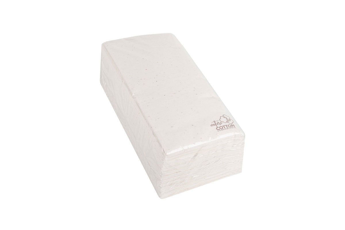 Serv. Cotton Nature 24x48cm 600 uds
