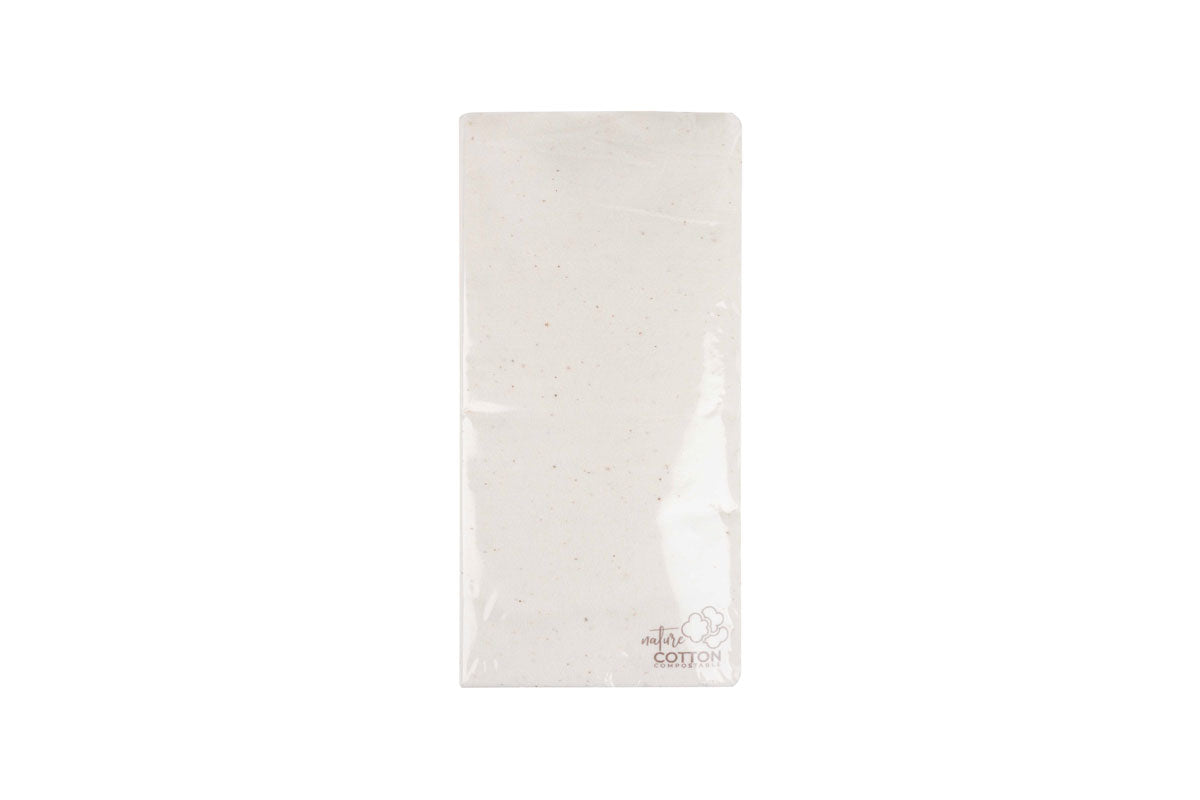 Serv. Cotton Nature 24x48cm 600 uds