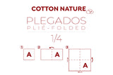 Servilleta Cotton Nature 48x48 300ud. Blanco 