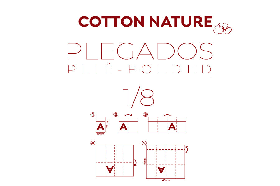 Kanguro Cotton Nature 40x40 400uds. Blanco