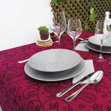 Nappe Novotex Bordeaux 120x120 150 unités Déco 
