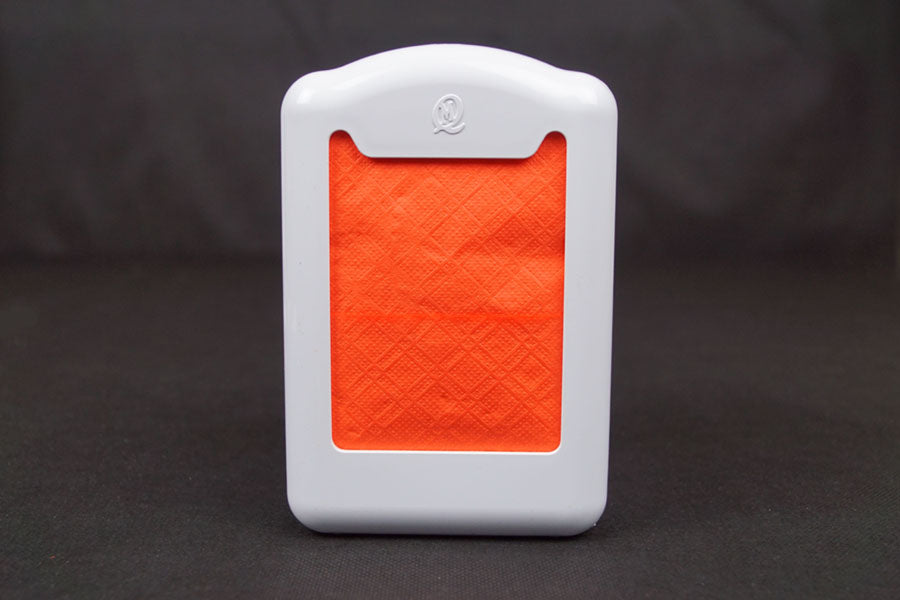 Servilletas Miniservis 17x17cm Naranja Tissue, 80uds 60pq