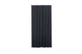 Pajita 150x8 mm PP Reutilizable Negro