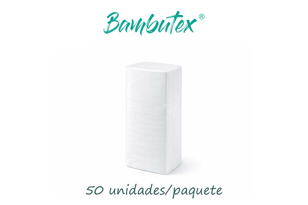 Servir. Bambutex 40x40 Pl.1/8 400ud Déco. Esparta TU (Turquesa)