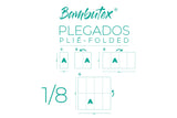 Servir. Bambutex 48x48 Pl. 1/8 360uds. Blanco CP TE Déco. Capri Terra