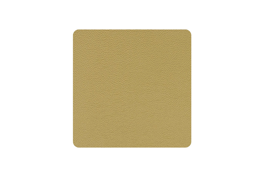 Posavasos Polipiel Cuadrado 10x10cm Verde-Naranja (10pq x 6uds)